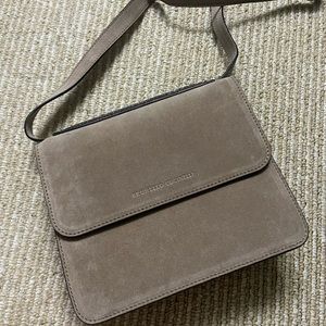 brunello cucinelli suede beaded bag